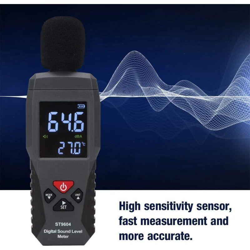 Sound Level Meter Smart Sensor Sound Level Meter Sound Level Recorder Noise Tester Digital Audio Sound Meter, Measuring.