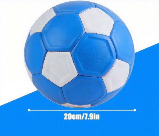 Curved ball for outdoor sports, 20 cm - fun - curved ball - perfect for children - blue - new 2025.