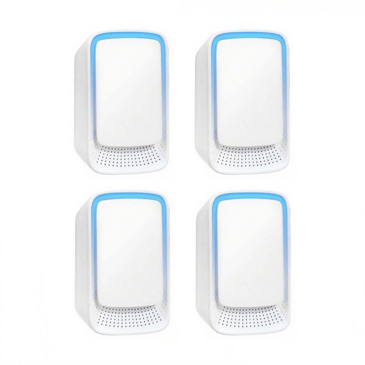 Air Purifier - Pack of 4 Plug-in Negative Ion Air Purifiers - Negative Ion Air Purifier - Home Air Purifier - Negative Ion Air Purifier - Deodorizer - Ionizer - Wit.