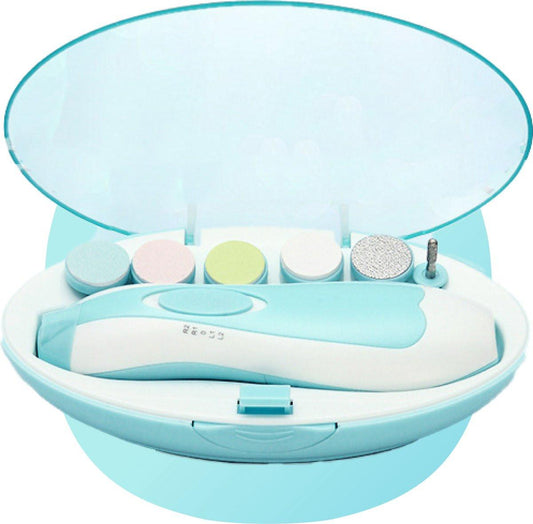 Smart-Tech Baby Electric Nail Files - Baby Nail Care - LED - Baby Nail Files - Blauw.