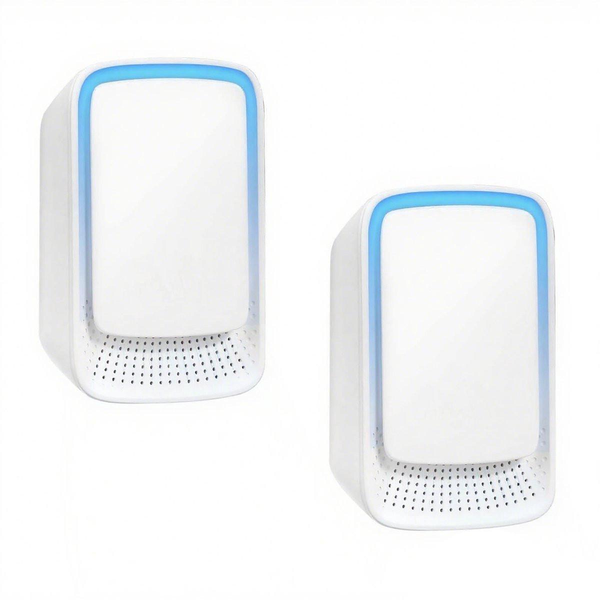 Air Purifier - Pack of 2 Plug-in Negative Ion Air Purifiers - Negative Ion Air Purifier - Home Air Purifier - Negative Ion Air Purifier - Deodorizer - Ionizer - Wit.