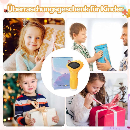 Children's Microscope - Portable Children's Microscope - 0-inch Screen - Digital Microscope - 200x Magnification - USB to PC Port - Pocket Size - Yellow.