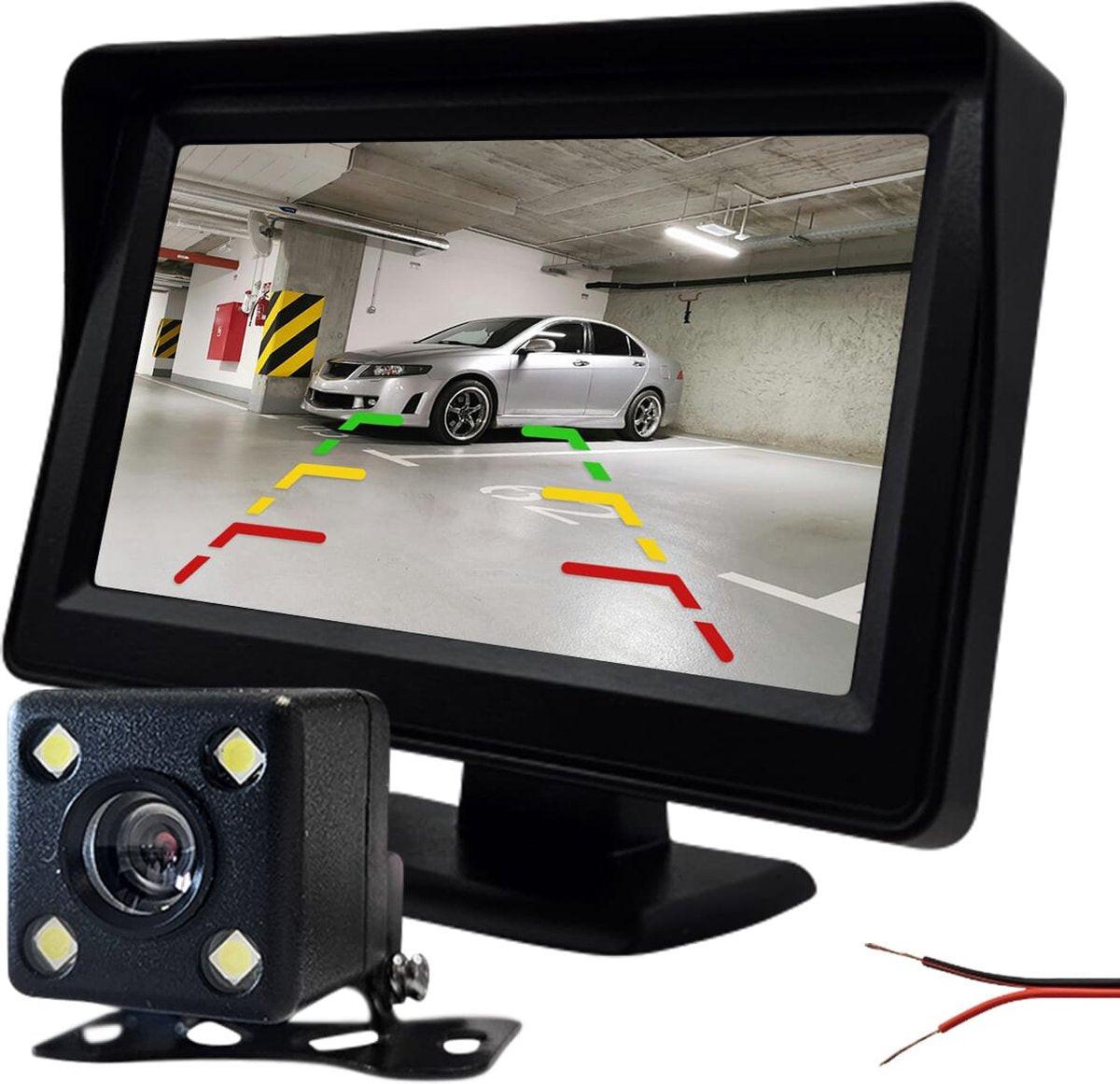 ProcarÂ® ARC1 HD Parking Backup Camera + 4.3-inch TFT LCD Monitor - Black.