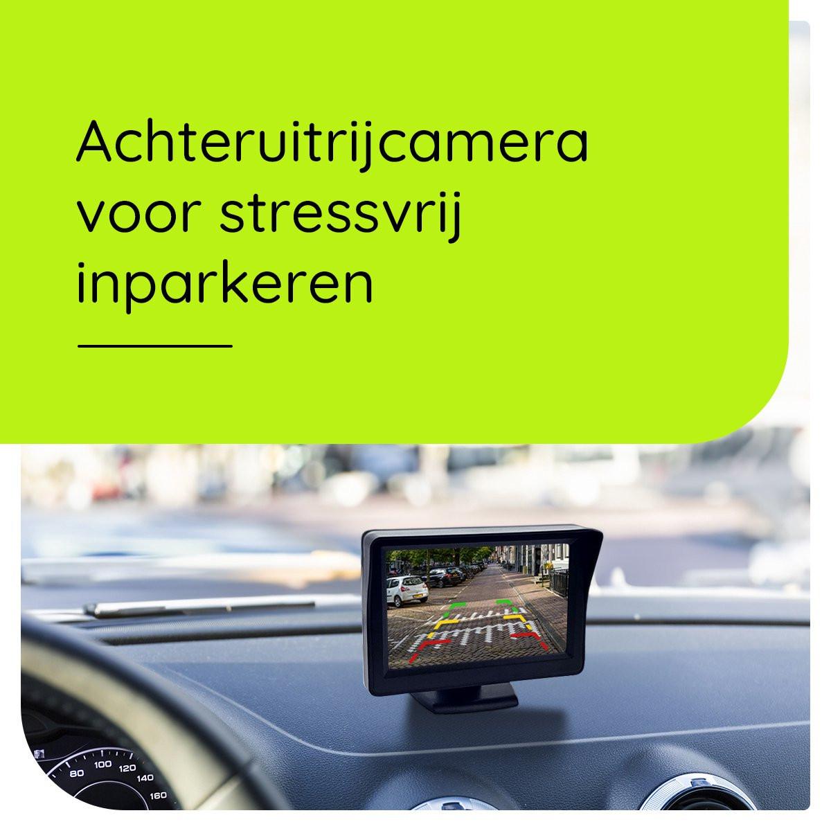 ProcarÂ® ARC1 HD Parking Backup Camera + 4.3-inch TFT LCD Monitor - Black.