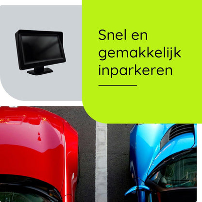 ProcarÂ® ARC1 HD Parking Backup Camera + 4.3-inch TFT LCD Monitor - Black.