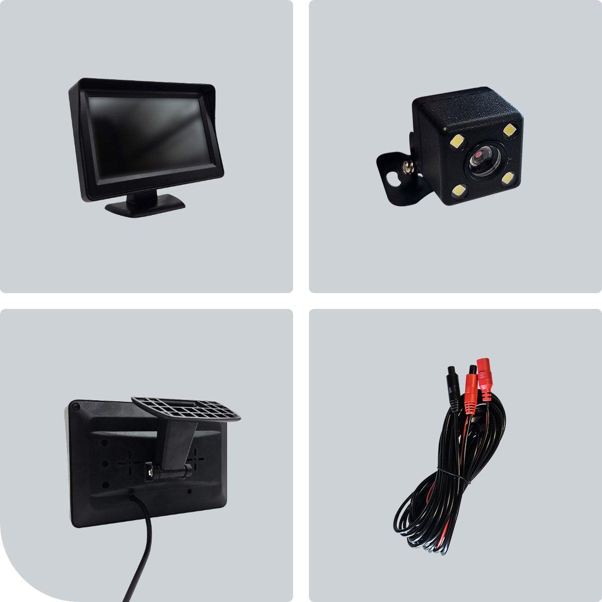 ProcarÂ® ARC1 HD Parking Backup Camera + 4.3-inch TFT LCD Monitor - Black.