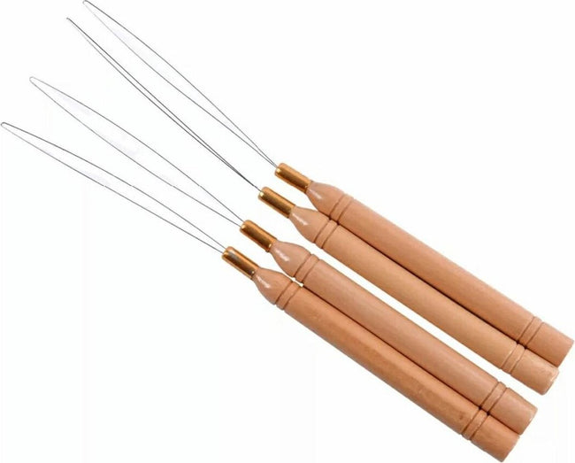 Microring Loop - Microring Needle 4 pieces - hair extensions - threading - beads Hover Image