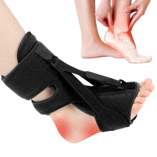 Night splint - Heel spur - Heel spur orthosis - Achilles tendon orthosis - Splint - Strasbourg sock - Achilles tendon - Extra support - Blauw