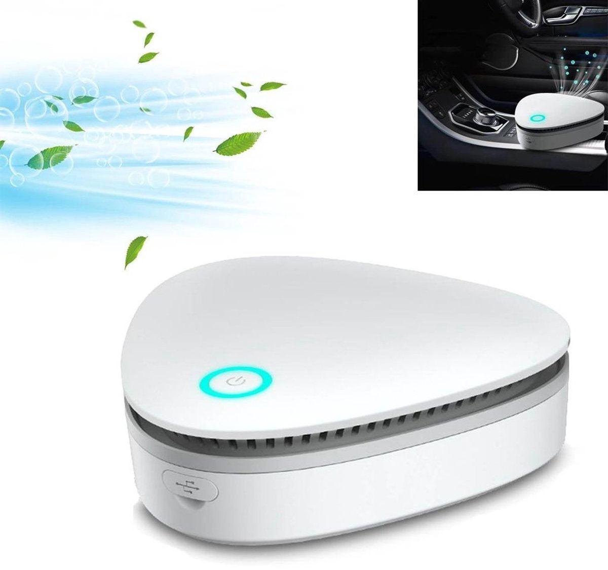 Air purifier, smoke cooler, air purifier suitable for allergy sufferers, mini air cooler, suitable for home, car, cooler and shoe box..