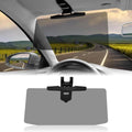 Car Sunshade - Universal - Polarized Anti-Glare - Sun Visor Extension - Powerful Light Blocking - Anti-Glare Protection - Diffused Light - Safe Driving - UV Protection - 32 x 14.5 cm - Black.