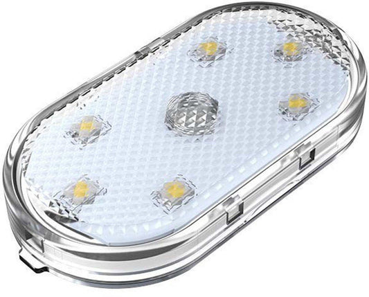 LED Car Lights - LED Car Lighting - 1 Pack - LED Interior Car Lighting - 7 Color Ambient Car Lighting - USB Rechargeable Car Reading Lights - Portable.
