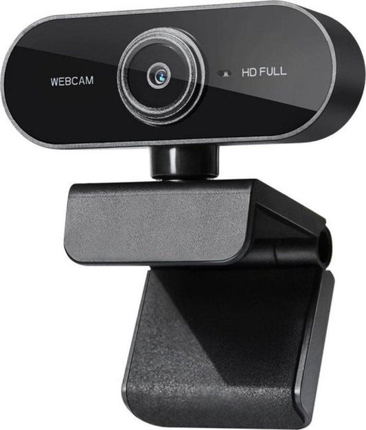 Full HD Webcam - 1080p - Webcam with Microphone - Computer - Laptop - Autofocus - Work from Home - Webcam for PC - USB - Black - Windows & Mac - Black Friday 2020 Deals.