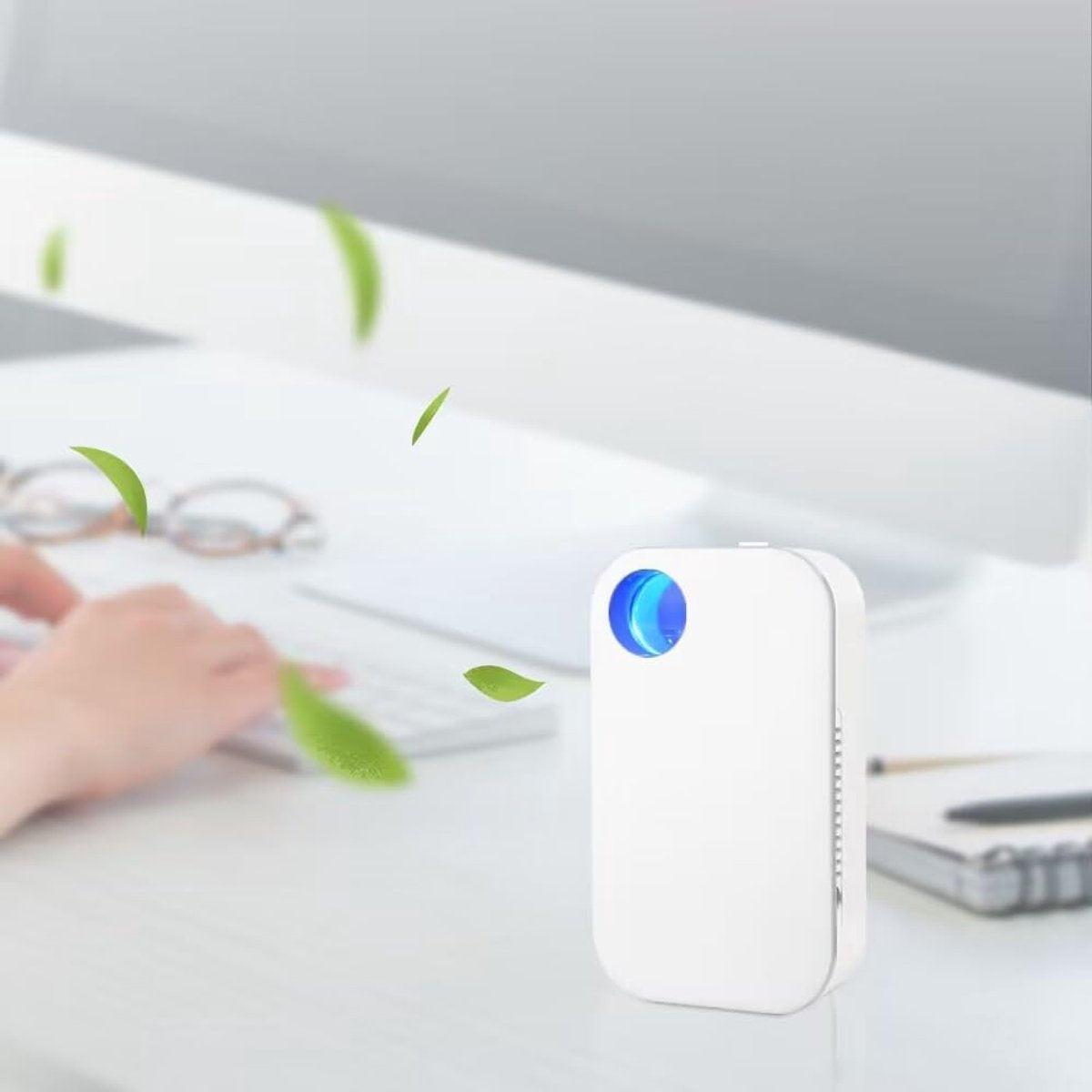 Air purifier - Negative ion air purifier - Plug-in air purifier - Home air purifier - Deodorizer - Ionizer - Helps with dust, hay fever, dust mites, and allergies - Filter - Wit.