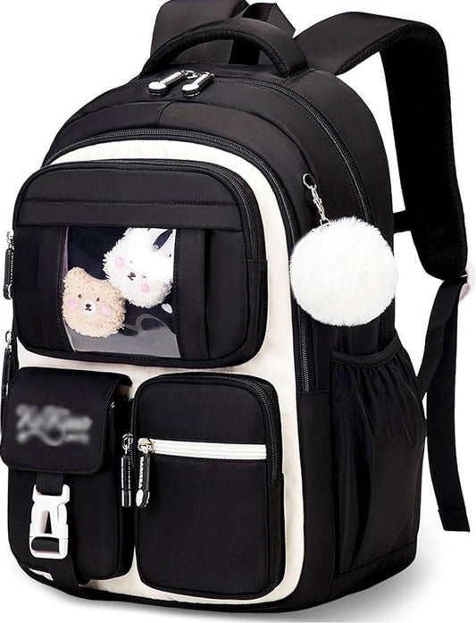 Girls' Backpack, Breathable Backpack for Girls, Grades 1-5, Casual School Bag for Kids, Elementary School, Secondary School.