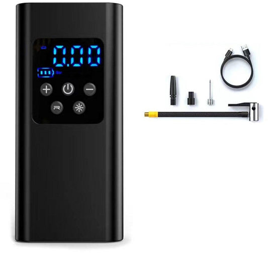 Bicycle pump - Electric bicycle pump - Bicycle pumps - 150 PSI electric air pump - 6000 mAh - Battery compressor - Mini portable air pump for bicycles - For tires, cars, bikes, motorcycles.