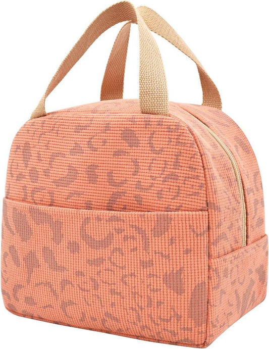 Children's Lunch Bags - Reusable Lunch Bag - Lunch Bags - Lunch Bags for Women and Men - Mini Insulated Bag 6L - Small Insulated Picnic Bag - For Work, School, Picnics and Travel (Orange).