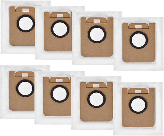 Vacuum cleaner bags - Eco-friendly vacuum cleaner bags - Practical vacuum cleaner bags - 8 reusable vacuum cleaner bags - Replacement parts for robot vacuum cleaners.
