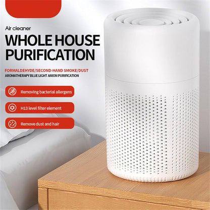 Air purifier - Home air purifier - With filter - Ultra quiet 37 dB - Portable air purifier - Eliminates pet dander, dust, mold, pollen, odors and smoke.