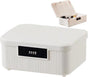Lockable storage box - 9L lockable pillbox with double combination lock - Waterproof lockable box with combination lock - Perfect for personal belongings at home or in the office - Wit.