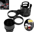 Universal 4-in-1 Car Organizer - Car Seat Organizer - Cup Holder - Drink Holder - Can and Bottle Holder - Car Accessories - High Quality - Coffee Holder - Foldable - Sturdy and Durable - Car Travel.