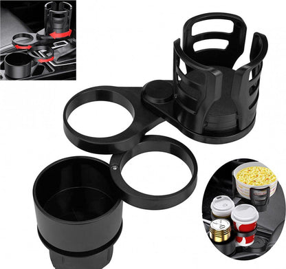 Universal 4-in-1 Car Organizer - Car Seat Organizer - Cup Holder - Drink Holder - Can and Bottle Holder - Car Accessories - High Quality - Coffee Holder - Foldable - Sturdy and Durable - Car Travel.
