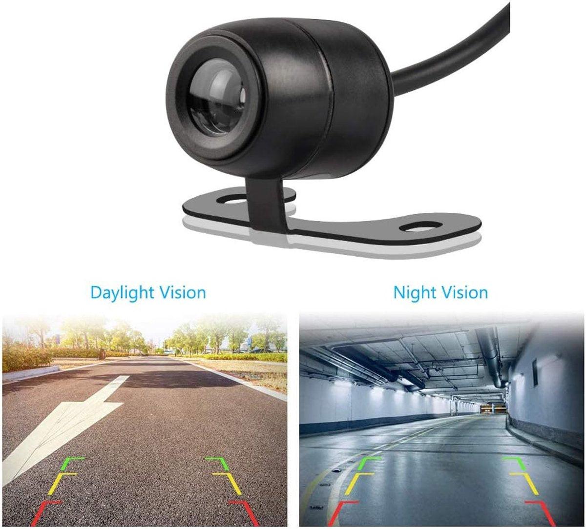Cameras - Rearview camera - Night vision rearview camera - Parking monitoring and motion detection.