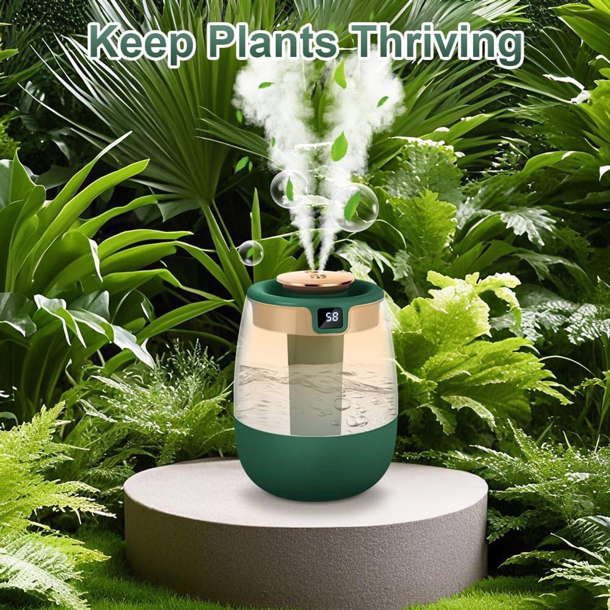 Humidifiers - Bedroom humidifier - Mini humidifier - Children's room humidifier - Humidifier with hygrometer - Humidifier with night light for bedroom - Children's room - Plants - Vegetables.