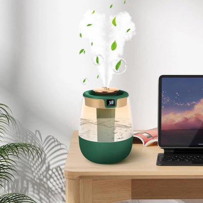 Humidifiers - Bedroom humidifier - Mini humidifier - Children's room humidifier - Humidifier with hygrometer - Humidifier with night light for bedroom - Children's room - Plants - Vegetables.