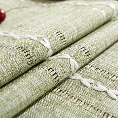 Striped Woven Table Runner - Embroidered Woven Table Runner with Tassels - Bohemian Style Striped Woven Table Runner - For Parties, Christmas, Kitchen, Dinner, Birthday Table Decorations - 33 x 305 cm