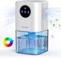 Dehumidifier - Ultra-Quiet Smart Dehumidifier - Home Dehumidifier - Ultra-Quiet Portable Dehumidifier - For Drying Laundry - Dehumidifies Bedrooms, Bathrooms, Wardrobes, and Caravans - White.