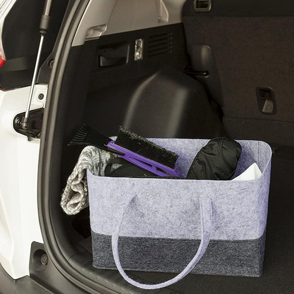5 pcs Tote bag, shopping bag, foldable shopping basket, large shopping bag, felt tote bag, reusable shopping bag, felt shopping basket, suitable for shopping, travel, storage