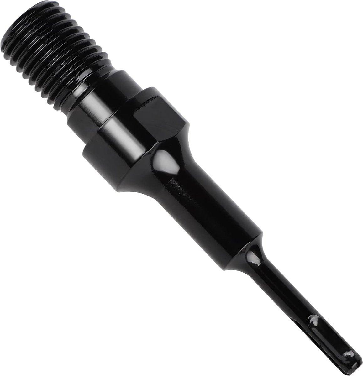 Chisel - Drill Bit Set - SDS Plus Adapter - Chisels - Drill - Steel - Black - Drill Connecting Rod - Baby Clothes Accessories for Electric Drills - 1 1/4 inch UNC to SDS Plus.