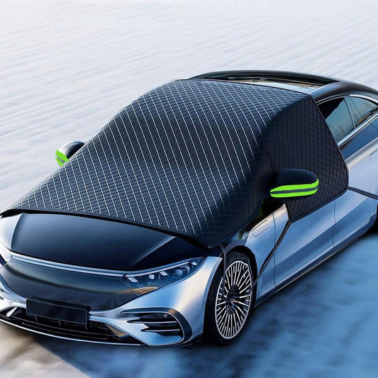 Frost-resistant covers - Windshield cover - With door handles - Foldable - Protects against snow, ice and dust.