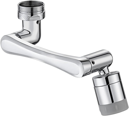 1440° Rotating Faucet - Faucet - Faucet Fitting - Faucet Head - Stainless Steel - Aerator - Rotating - Extension - Water Saving - Kitchen Faucet - Bathroom Faucet - Swivel - Dishwashing - Goud