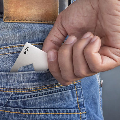 Bottle opener set - Practical and fun bottle opener - Fits in a wallet - Ideal gift for dad - Beers - Soft drinks - Baking soda and poker - Black and silver (20 - Black - White).