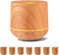 Humidifiers - Aromatherapy Humidifier - 300ml Diffuser - Air Humidifier - Room Humidifier - 7-Color LED - Light and Automatic Shut-Off - Essential Oil Diffuser for Home and Office (Light Color).