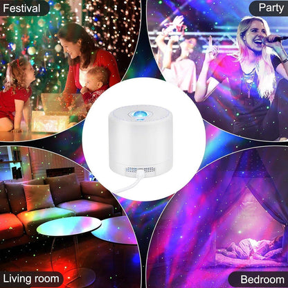 Projector - Starry Sky Projector - Starry Sky Lamp - Night Light Projector - With adjustable speed and brightness - With remote control - For decorating bedrooms, children's rooms, and adults' rooms.