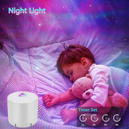 Projector - Starry Sky Projector - Starry Sky Lamp - Night Light Projector - With adjustable speed and brightness - With remote control - For decorating bedrooms, children's rooms, and adults' rooms.