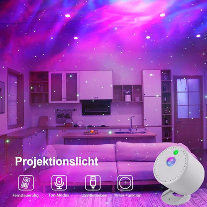 Projector - Starry Sky Projector - Starry Sky Lamp - Night Light Projector - With adjustable speed and brightness - With remote control - For decorating bedrooms, children's rooms, and adults' rooms.