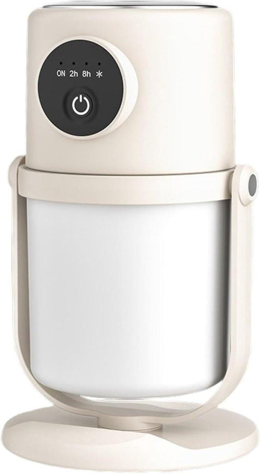 Humidifiers - Bedroom Humidifier - Cool Mist Humidifier - 280ml USB Desktop Humidifier with Night Light for Bedroom - Quiet Operation - Automatic Shut-Off - Timer.