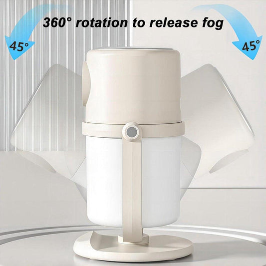 Humidifiers - Bedroom Humidifier - Cool Mist Humidifier - 280ml USB Desktop Humidifier with Night Light for Bedroom - Quiet Operation - Automatic Shut-Off - Timer.