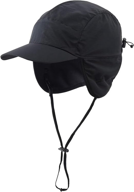 Hat - Men's Hat - Winter Beanie - Baseball Cap - Waterproof - Warm - Soft Lining - With Ear Flaps - Ideal for Outdoors - Christmas Gift