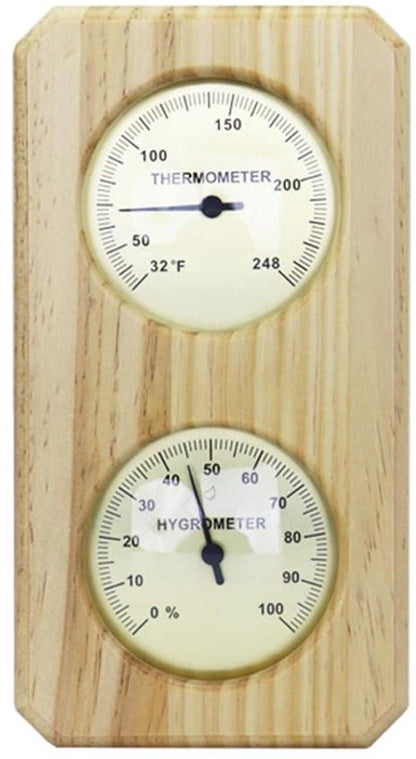 Indoor Thermometer - Indoor Thermometer - Thermometer - Weather Station - Hygrometer - Waterproof Wall-Mounted Thermometer and Hygrometer - Suitable for Indoor Bathroom, Sauna, Baby's Room.