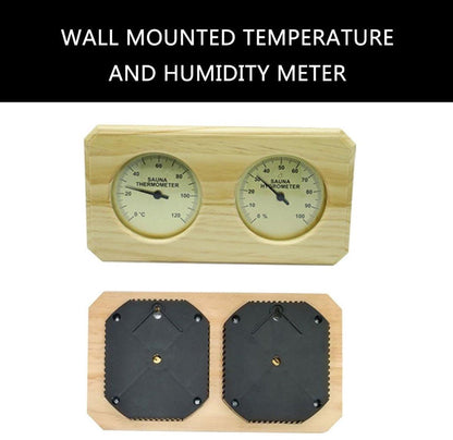 Indoor Thermometer - Indoor Thermometer - Thermometer - Weather Station - Hygrometer - Waterproof Wall-Mounted Thermometer and Hygrometer - Suitable for Indoor Bathroom, Sauna, Baby's Room.