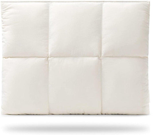Laptop Bags - Women's Bags - Comfortable and Soft Laptop Sleeve - 13" 14" - Padded Bag with Pillowcase - White.