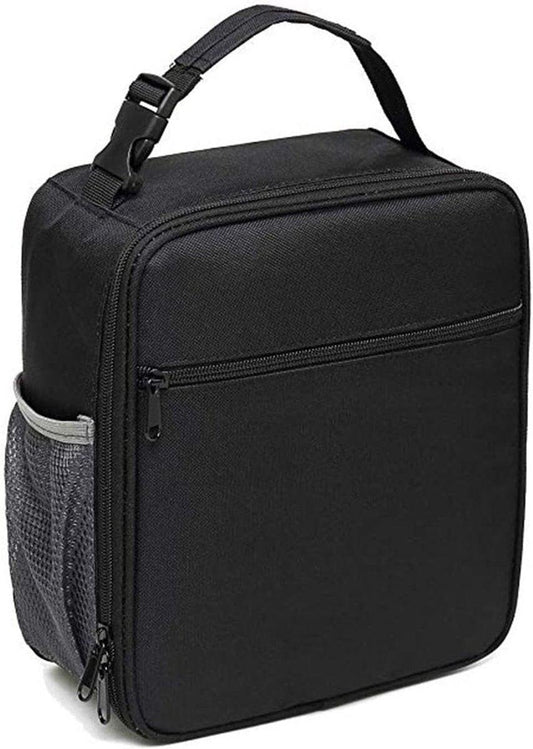 Lunch bag - Adult lunch bag - Insulated backpack - Picnic bag - Lunch bag for girls - 6.5L lunch box for boys - Insulated bag - Keeps food fresh - Office - school - picnic (black).
