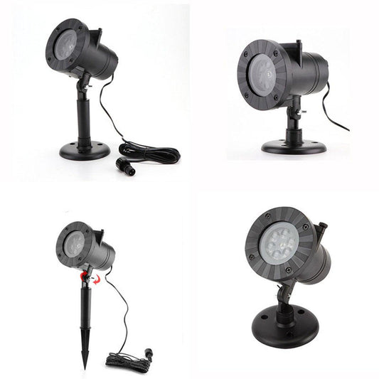 Projector - Projection Lamp - Halloween Decoration - Outdoor Christmas Projector - Halloween Projector - IP65 Waterproof LED Projection Lamp - For Christmas, Halloween, Outdoor Decorations and Club Parties.