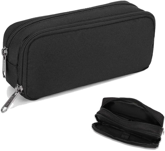Pencil case - Pencil case - Pencil case - Pencil case for boys and girls - School pencil case - Large pencil case - Pencil cases for school - Black.