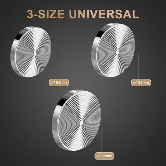 Tamper - Coffee tamper - Espresso tamper - 51 mm espresso tamper - Aluminum and stainless steel espresso tamper - Ergonomic self-leveling tamper - For baristas - Black.