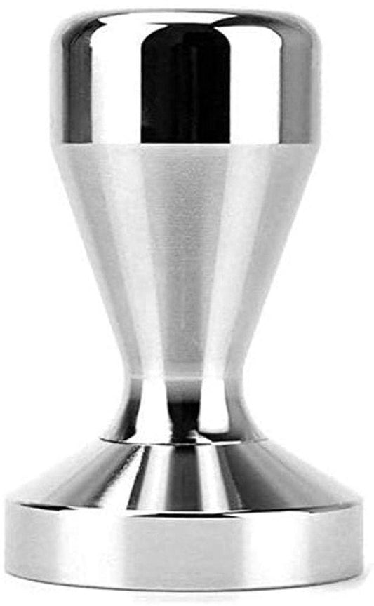 Coffee press - 51 mm coffee press - Ergonomic filter holder - Basis stainless steel espresso press - Coffee maker accessory - For 51 mm filter holders.
